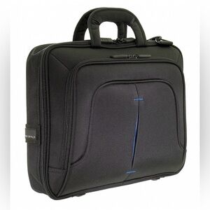 Eco Style Tech Pro TopLoad Laptop Brief Case Black Padded NWOT